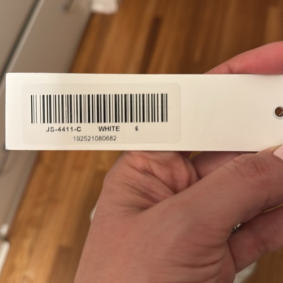 JONATHAN SIMKHAI Satin Combo Front Slit Pant size 6 NEW WITH TAGS - Picture 4 of 4